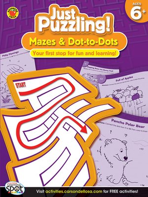 cover image of Mazes & Dot-to-Dots, Grades 1 - 3
